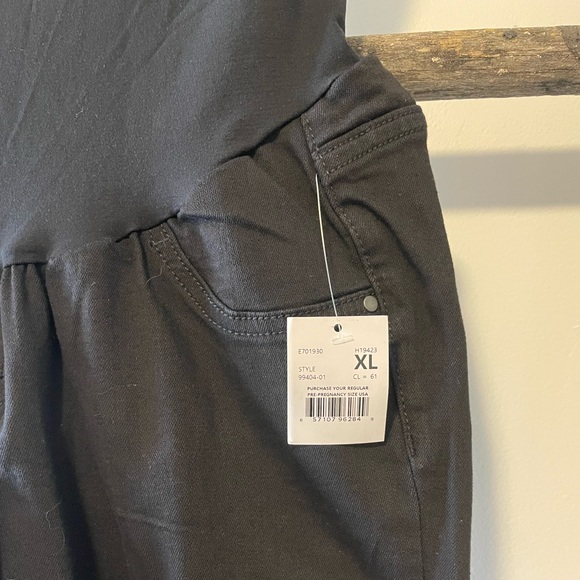 Indigo Blue Secret Fit Belly Ankle Maternity Jeggings - Picture 6 of 9